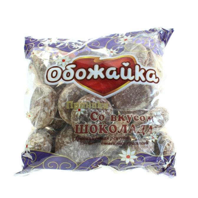 Пряники со вкусом шоколада Обожайка Сормовская КФ м/у 380г