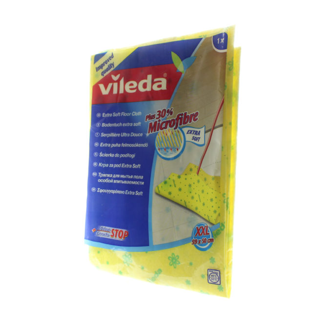 Тряпка для мытья пола Vileda XXL впитывающая 50x50см