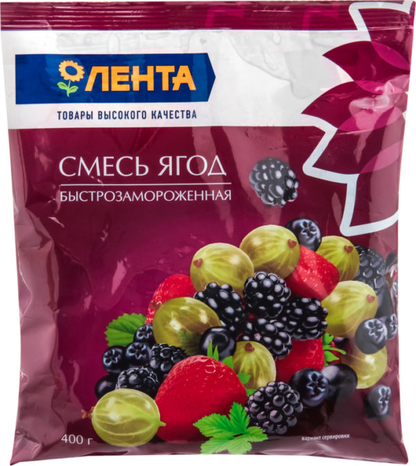 Смесь ягод 365 дней, 400 г