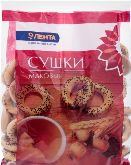 Изделия хлебобулочные Лента Сушки маковые, 300 г
