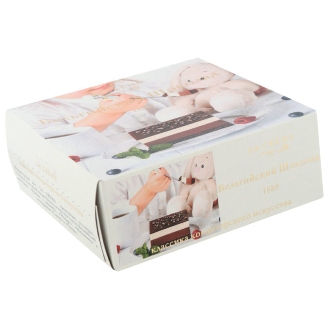 Торт La Creme Бельгийский шоколад бисквитный, 600 г