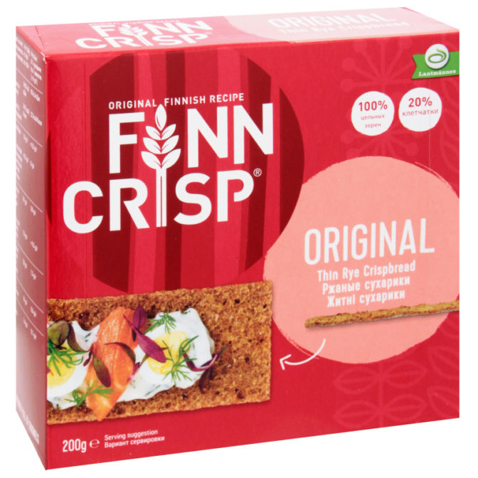 Сухарики ржаные Original Finn Crisp к/у 200г