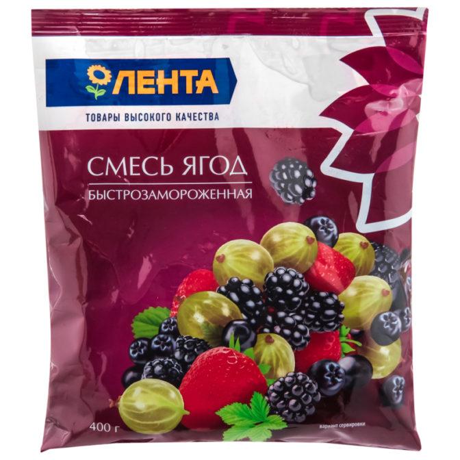 Смесь ягод 365 дней, 400 г