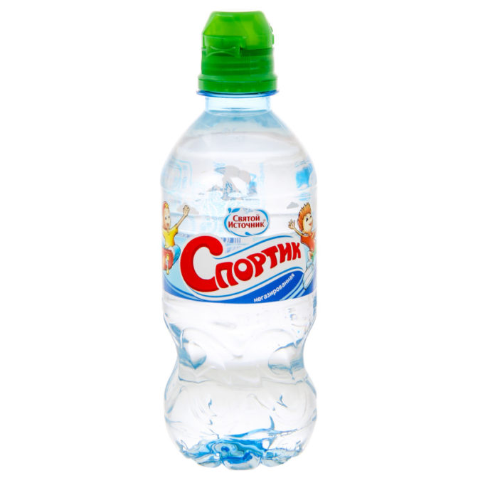 Вода питьевая н/газ Спортик Святой Источник п/бут 0.33л