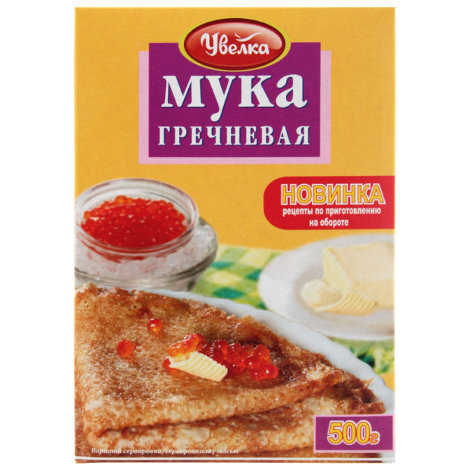 Мука Увелка гречневая, 500 г