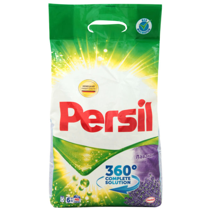 Стиральный порошок Persil 360 Complete Solution Лаванда для белья автомат, 6 кг