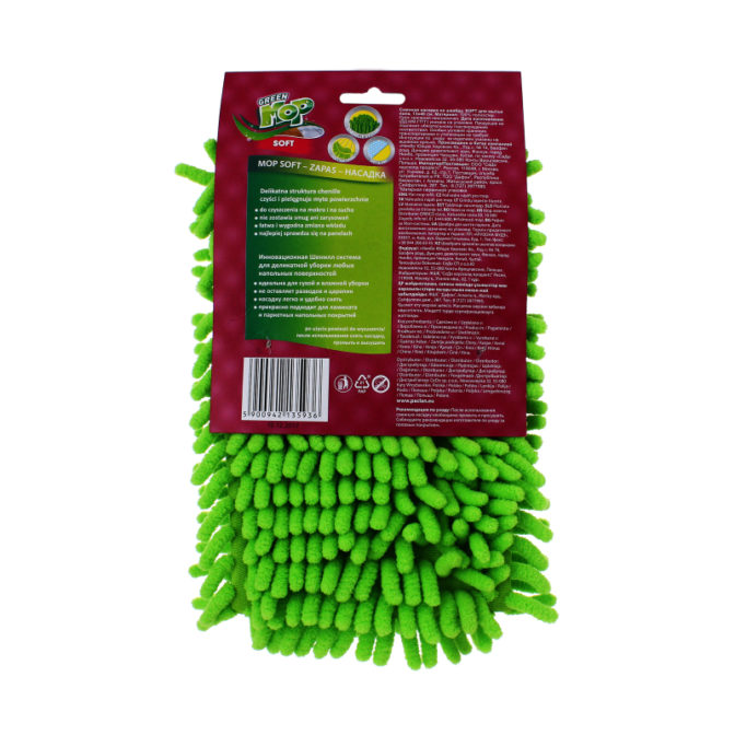 Насадка на швабру Paclan Green Mop Soft для мытья пола