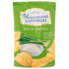 Чипсы картофельные Московский картофель Лук и сметана, 70 г
