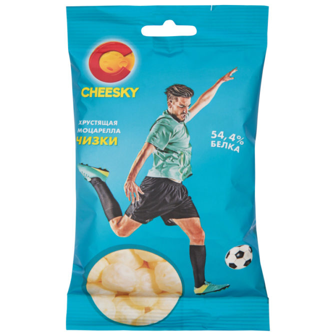 Сыр Cheesky Хрустящая моцарелла 30%, 22 г