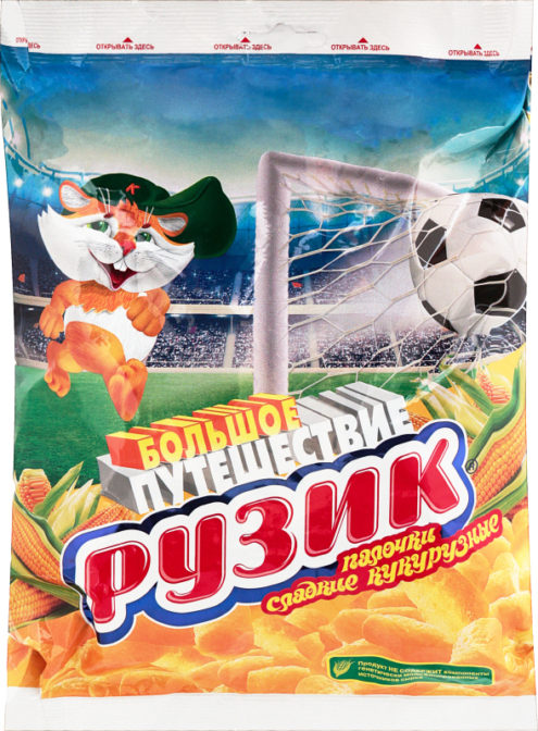 Палочки кукурузные сладкие Рузик м/у 90г
