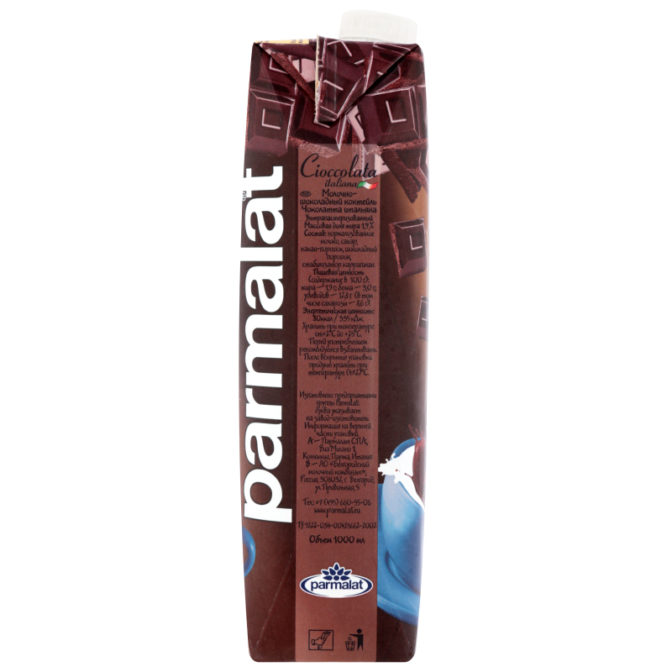 Молочный коктейль Parmalat Cioccolata italiana 1.9%, 1 л