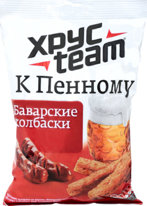Сухарики Баварские колбаски К Пенному ХрусTeam м/у 90г