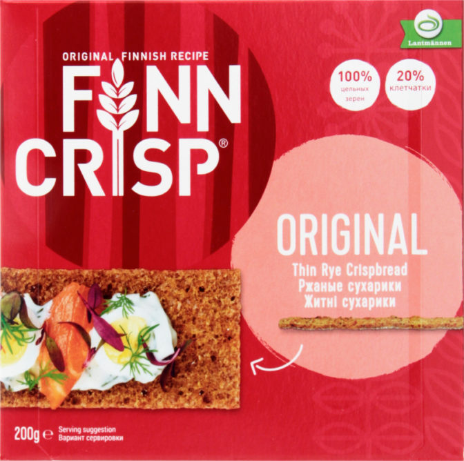 Сухарики ржаные Original Finn Crisp к/у 200г