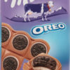 Шоколад Milka молочный с круглым печеньем Орео с начинкой со вкусом ванили, 92 г
