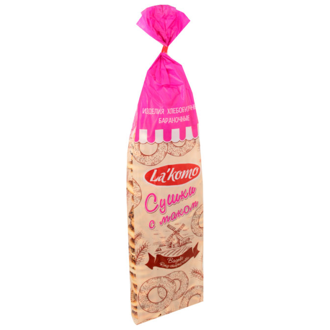 Сушки Lakomo с маком, 350 г