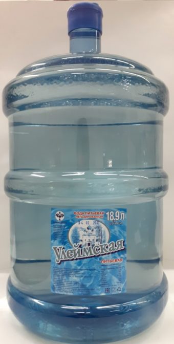 Вода природная питьевая "УЛЕЙМСКАЯ-ПИТЬЕВАЯ" негазированная 18,9л