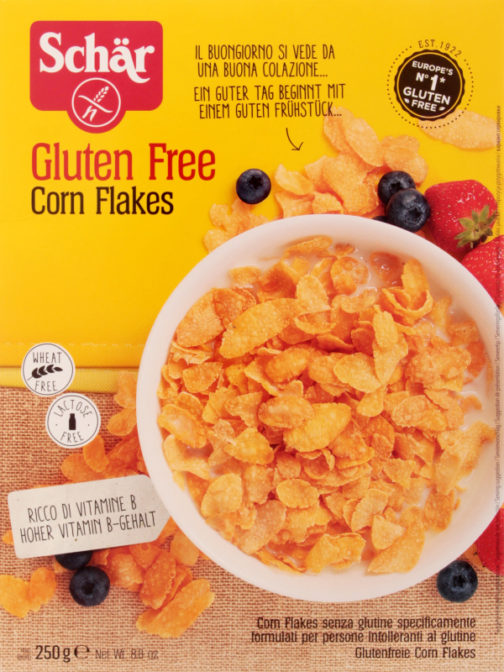 Готовый завтрак Schar Corn Flakes хлопья кукурузные витаминизированные, 250 г