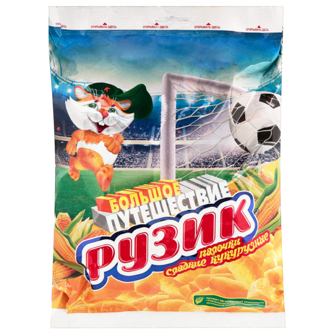 Палочки кукурузные сладкие Рузик м/у 90г