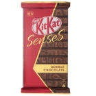 Шоколад Nestle Kit Kat Senses Double Chocolate молочный и темный с хрустящей вафлей, 112 г