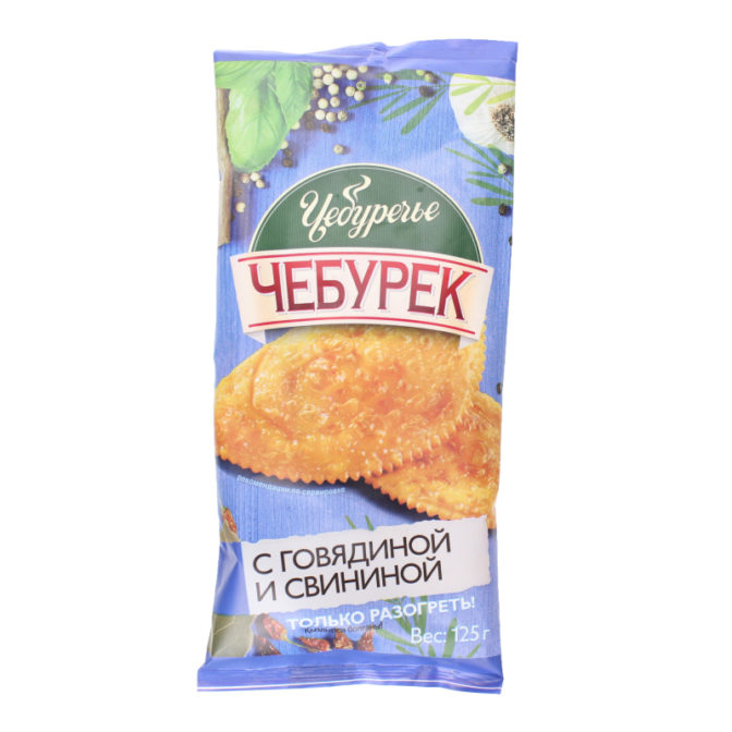 Чебурек с говядиной и свининой Чебуречье м/у 125г